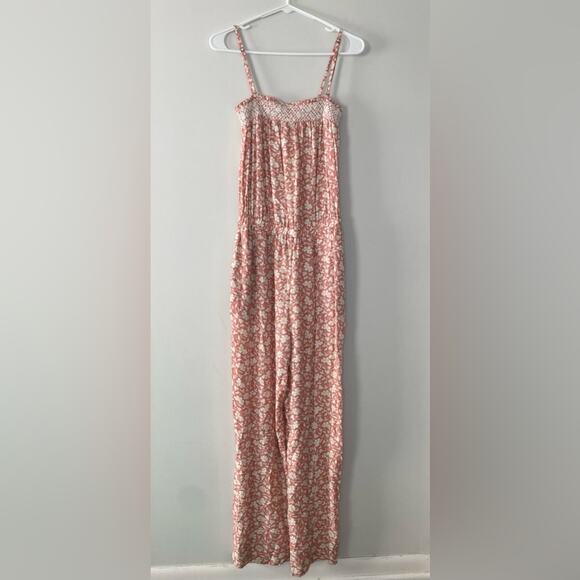 Faherty Renata Floral Jumpsuit Size M - Picture 5 of 10